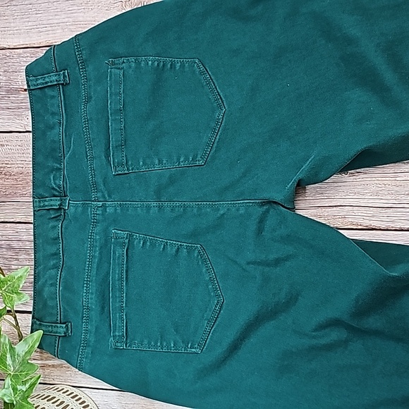 NEW STYLE & CO GREEN CURVY FIT PETITE DENIM JEANS - Picture 4 of 14